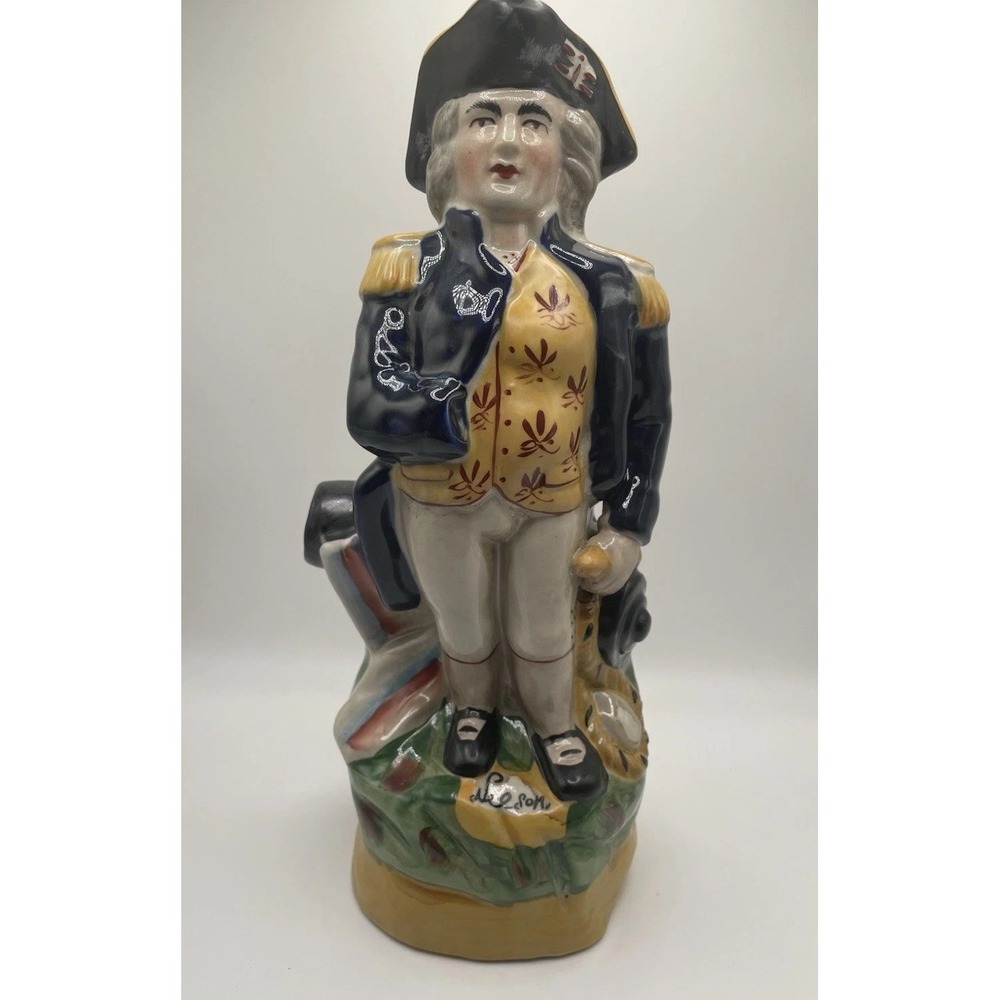 Vintage Staffordshire Admiral Lord Nelson Toby Jug  Vase